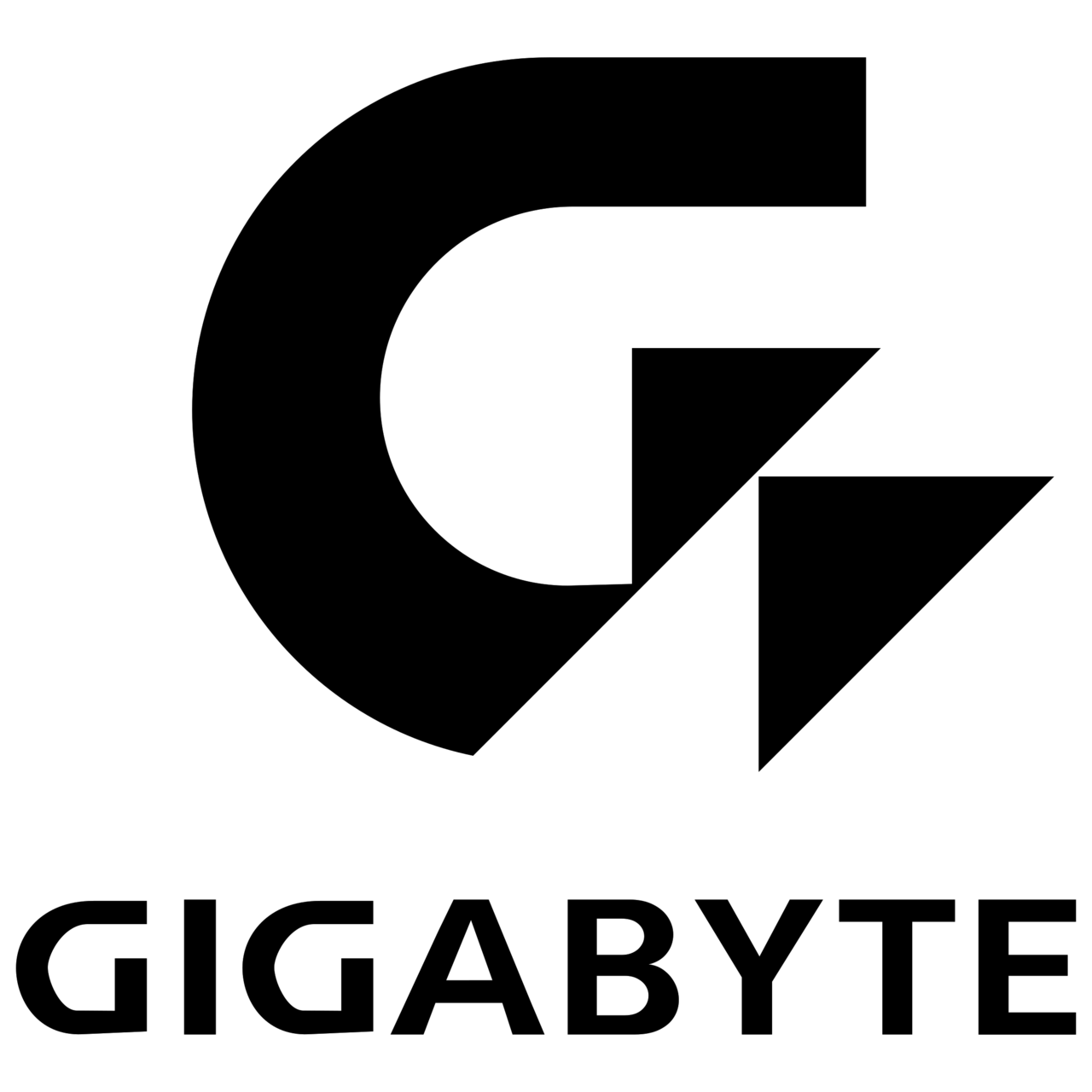 gigabyte logo black and white 1